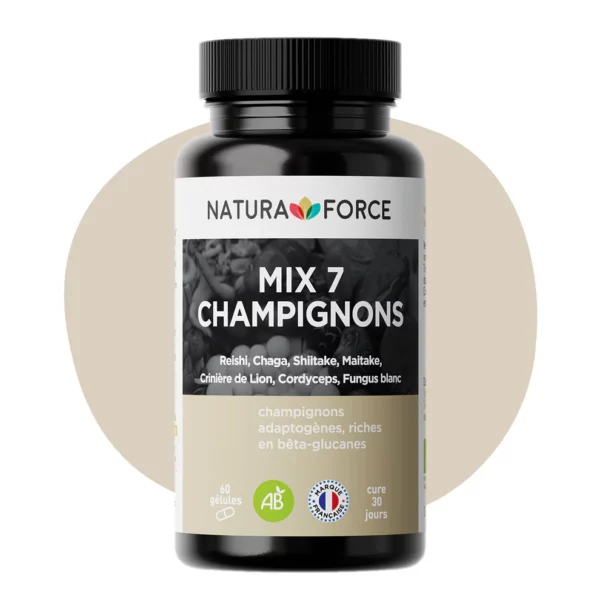 Mix 7 champignons - Naturaforce- 60 gélules