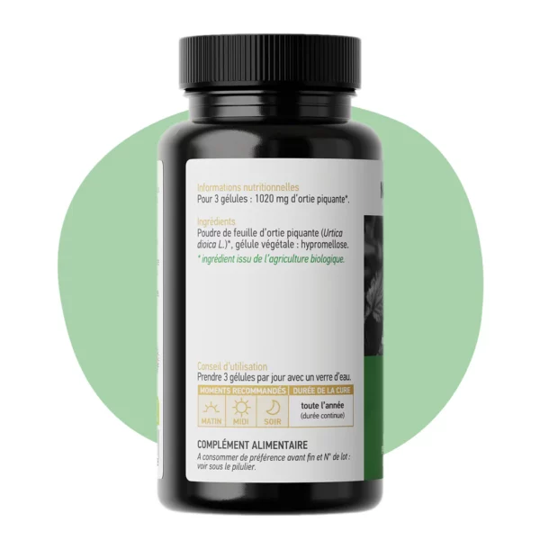 Ortie bio - Naturaforce- 90 gélules